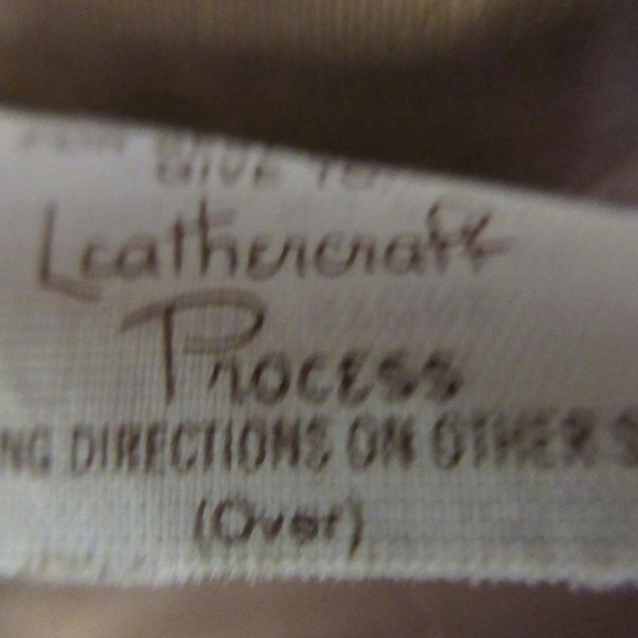 Vintage  Leather Swing jacket, leopard print - Picture 7 of 12